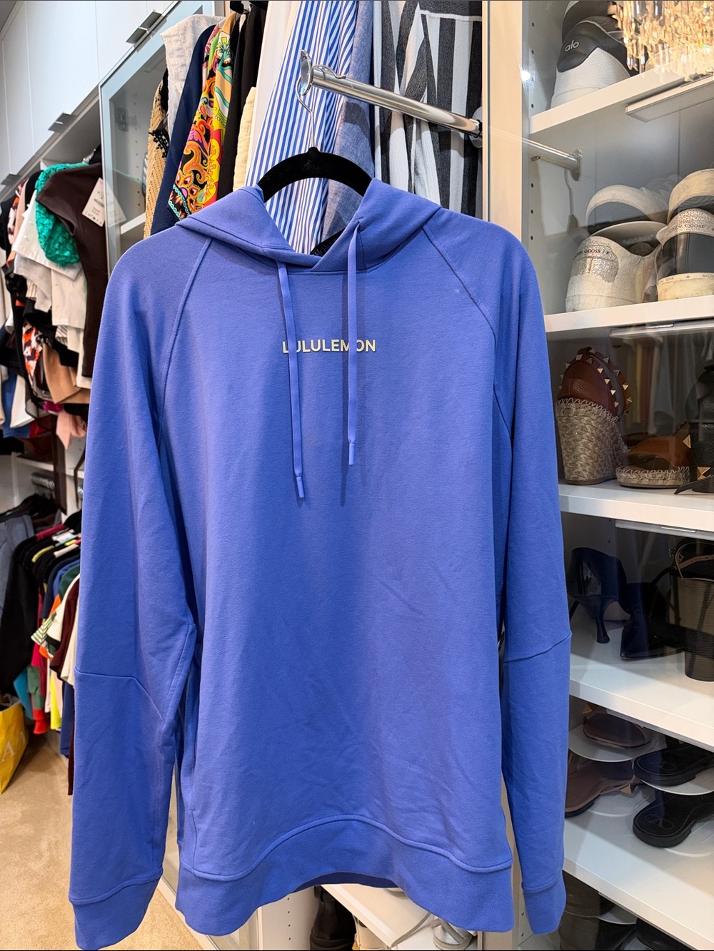 lululemon athletica Men's Crewneck Hoodie - Periwinkle Blue
